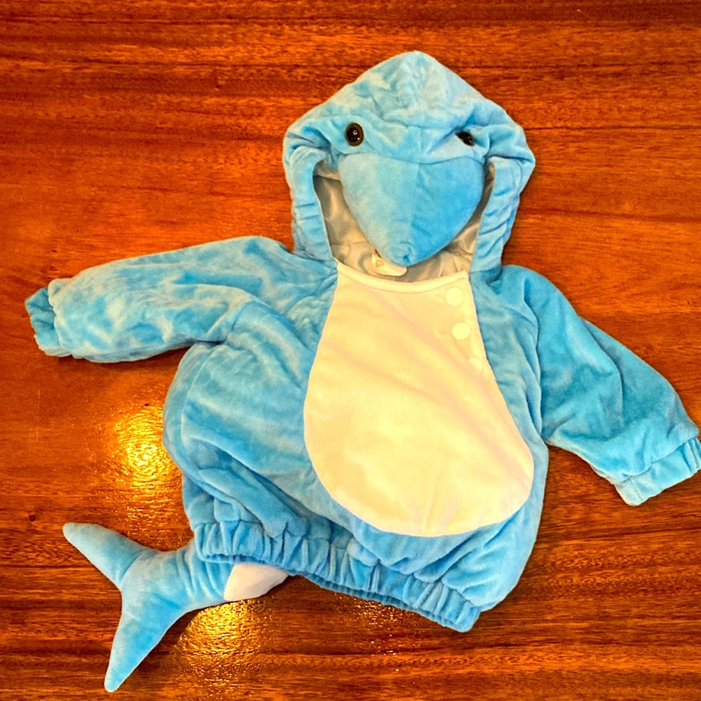 Infant plush Shark costume